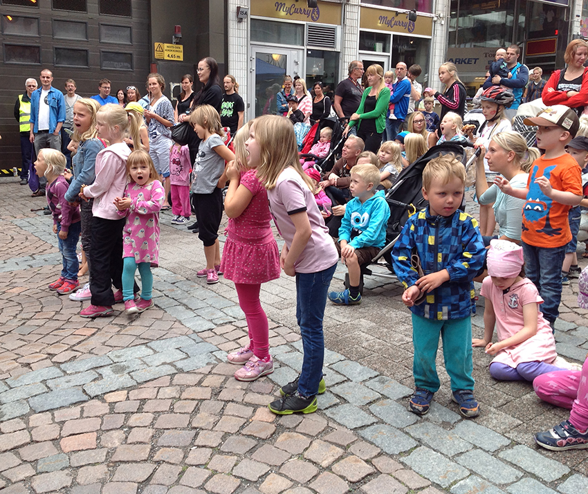 Lahti Block Party osallisti kaupunkilaisia taidetoimintaan yli sukupolvirajojen 2014